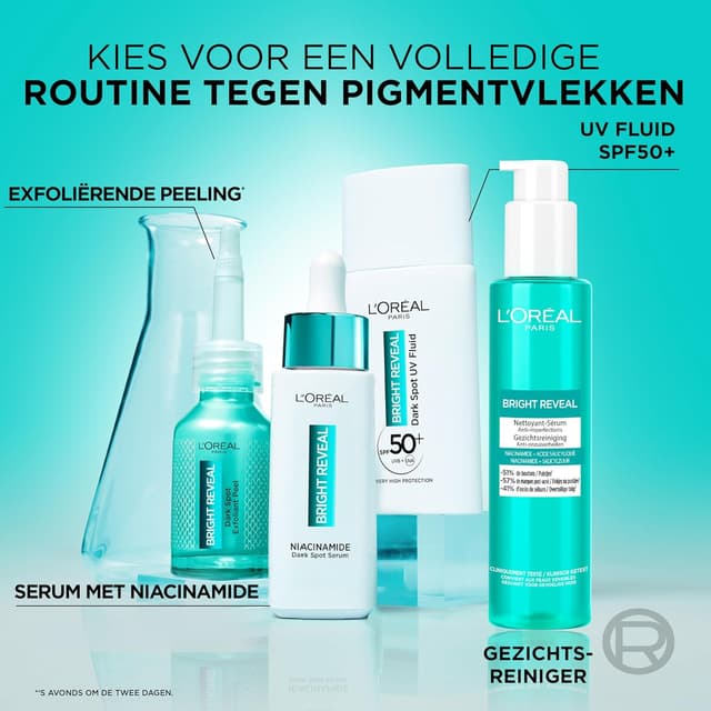 Detalle 2 de L’Oréal Paris Bright Reveal Detergente Siero Anti-Imperfezioni con Niacinamide e Acido Salicilico – 150 ml