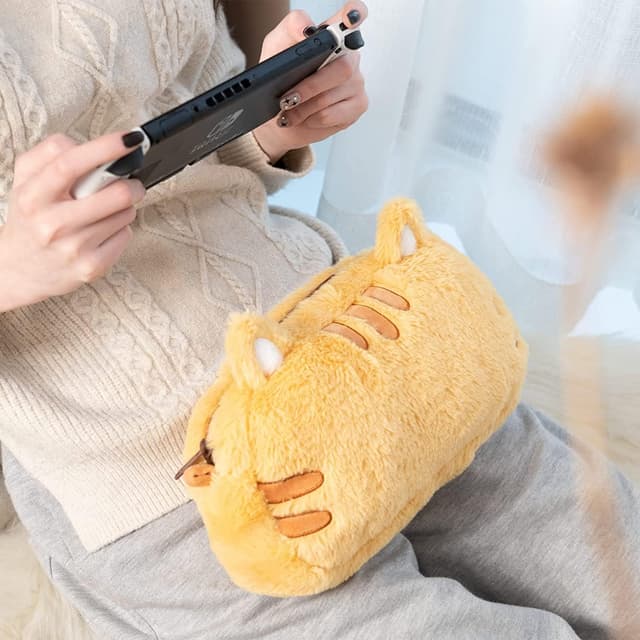 Thumbnail 6 de GeekShare Cute Fat Cat Plush Bag crossbody for Switch