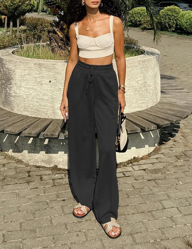 Detalle 2 de PINSPARK Damen Jogginghose High Waist 28