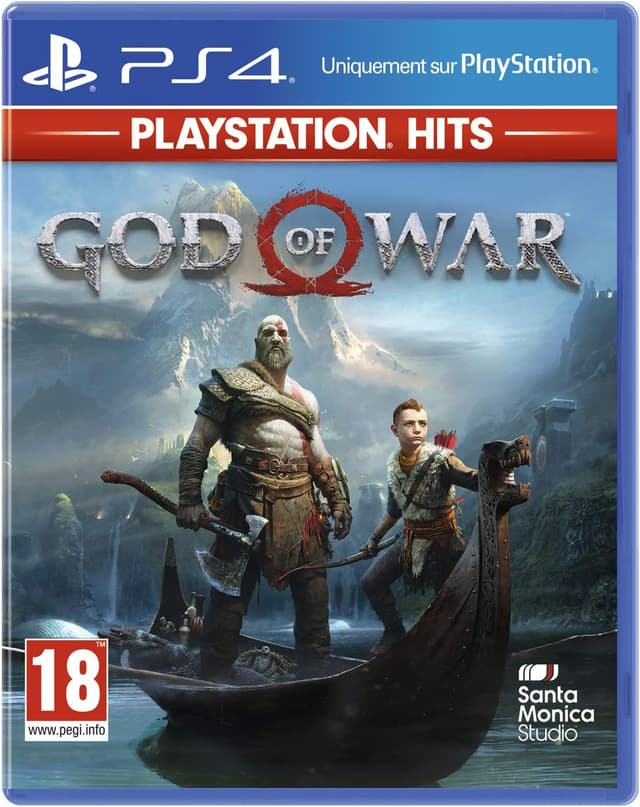 Detalle de Sony God of War PS4 (Version physique CD) en français – 1 joueur, PEGI 18+
