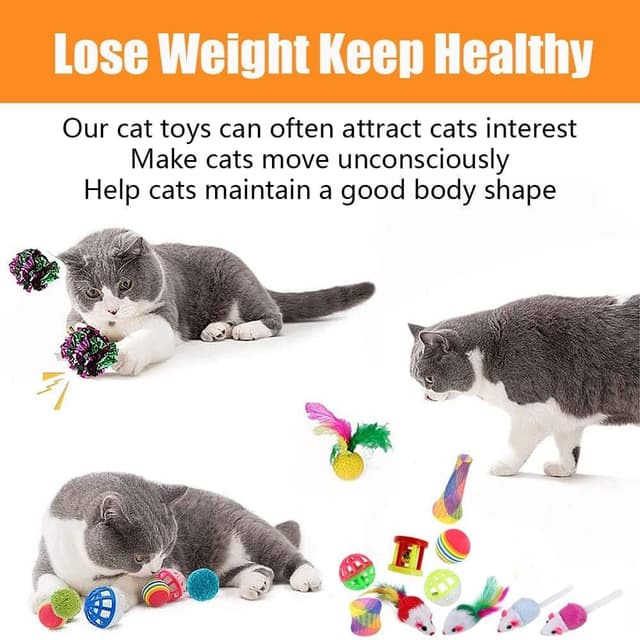 Thumbnail 6 de Speedy Panther 22 Pcs Cat Toys kit