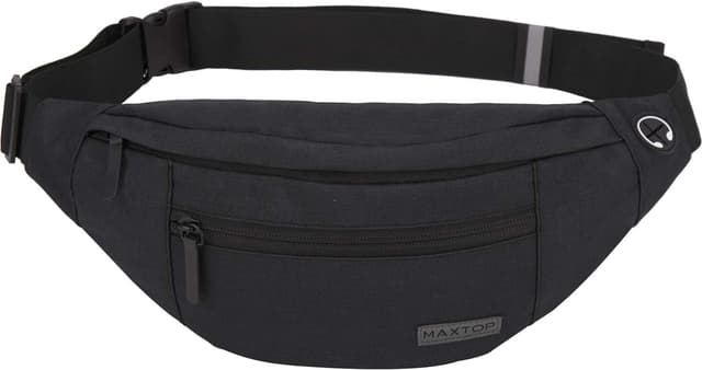 Detalle de MAXTOP Large Bumbag Bum Bag 4 pockets