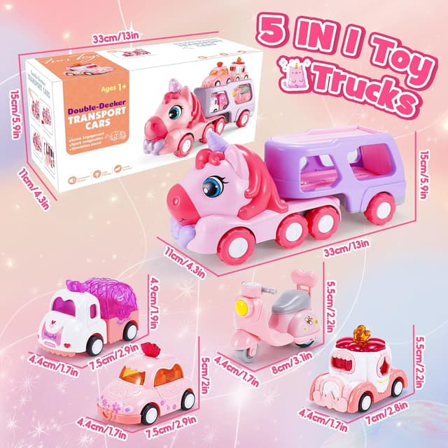 Thumbnail 5 de EUCOCO Camión unicornio 5 en 1 para niños