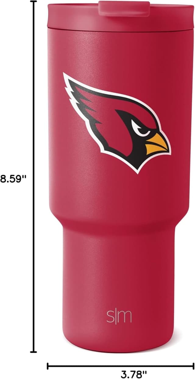 Detalle de Simple Modern Officially Licensed NFL 30oz Tumbler with Flip Lid and Straws (Trek Collection)