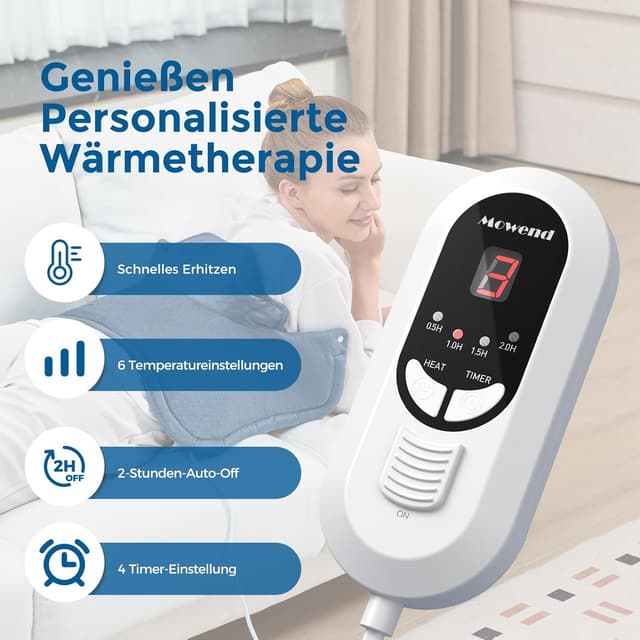 Thumbnail 3 de Mowend Almohadilla Térmica 58 x 42 cm