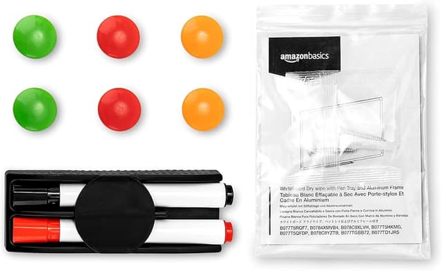 Thumbnail 6 de Amazon Basics Pizarra blanca magnética 150 × 100 cm 📋