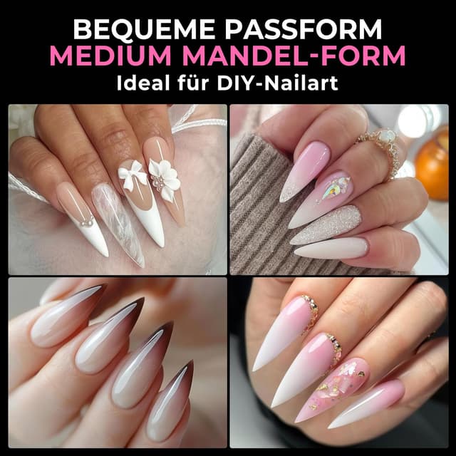 Detalle 2 de UNA GELLA Stiletto Nail Tips 216 Stück