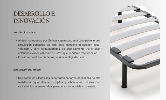 Thumbnail 3 de habithor Somier Reforzado 80x180 cm