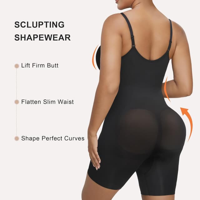 Thumbnail 1 de SHAPERX Shapewear Bodysuit 1.2-inch band