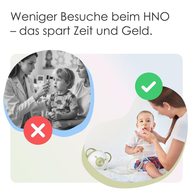 Detalle de Nosiboo Pro Baby Nasensauger elektrisch – mit Colibri-Saugkopf, drehbarer Saugkraft