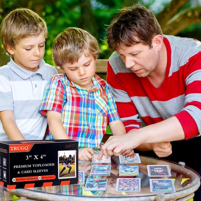 Thumbnail 6 de TRUGQ 200 Card Sleeves Toploads 3 x 4