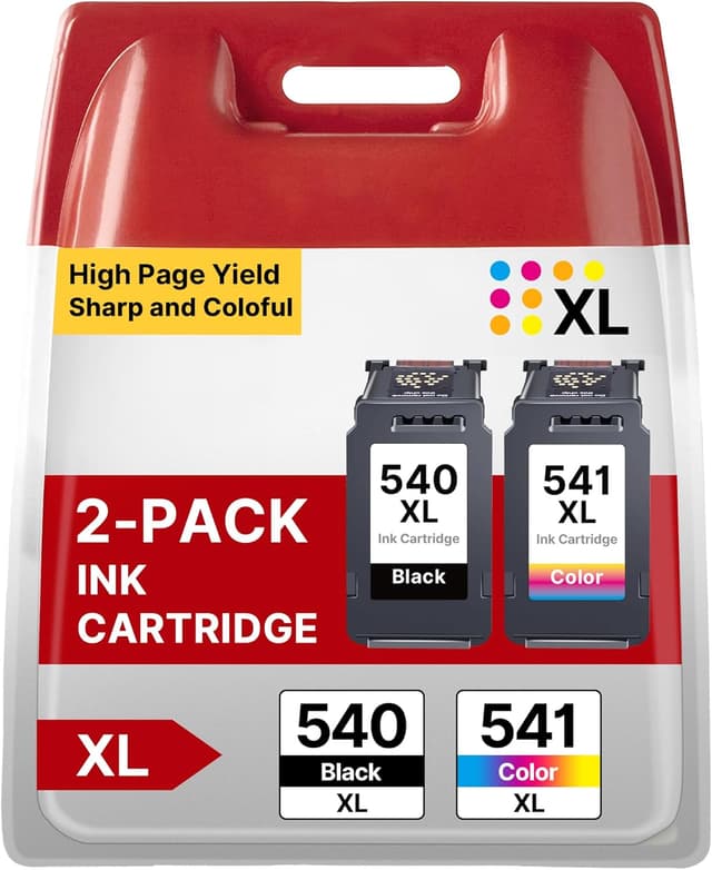 Detalle de RUDGUZ PG540 / CL541XL compatible ink cartridges (2-pack: black + colour) for Canon PIXMA