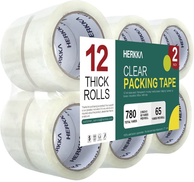 Thumbnail 6 de HERKKA Clear Packing Tape 12 Rolls
