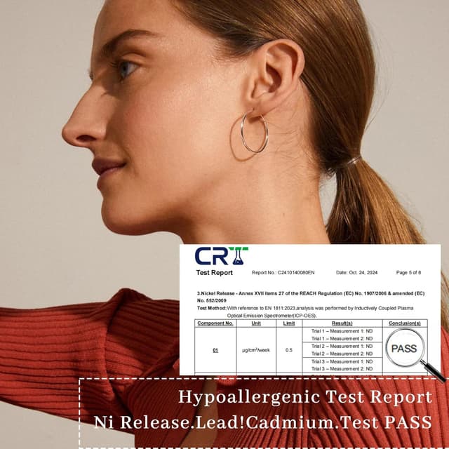 Detalle de Senteria Creolen 2 mm Silber 925