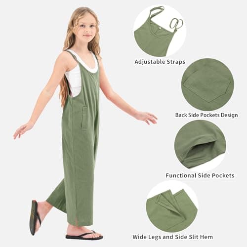 Thumbnail 4 de Rolanko Salopette pour filles, coton, 5-14 ans ⚙️