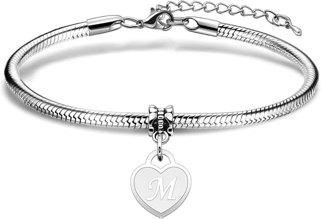 Thumbnail 4 de Aosyoisk Initial Letter Bracelet for Women