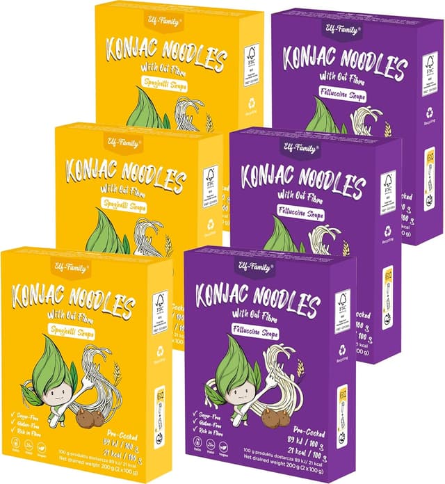 Detalle de elf-family Premium Pasta di Konjac 240g 🍜