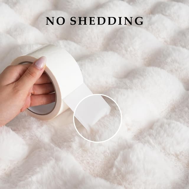 Thumbnail 6 de BENVWE Faux Fur Throw Blanket 51" x 63" 🛋