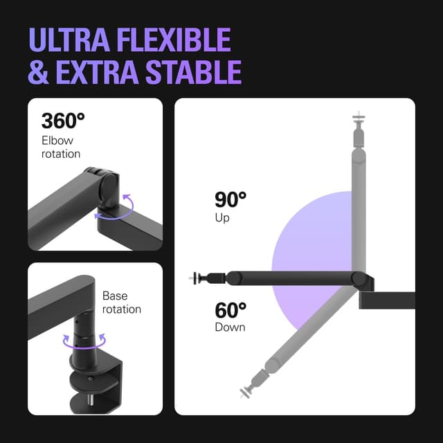 Thumbnail 5 de Elgato Wave Mic Arm Pro 360°