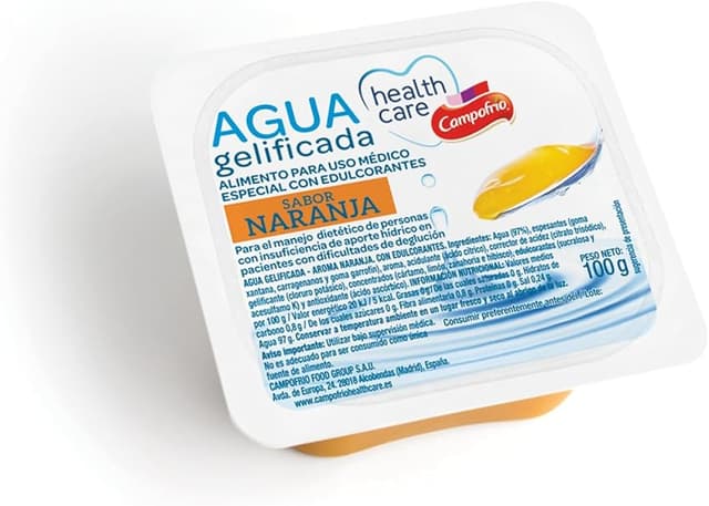 Imagen de CampofrioHealth Care Agua gelificada naranja 100 g Pack en OfertitasTOP