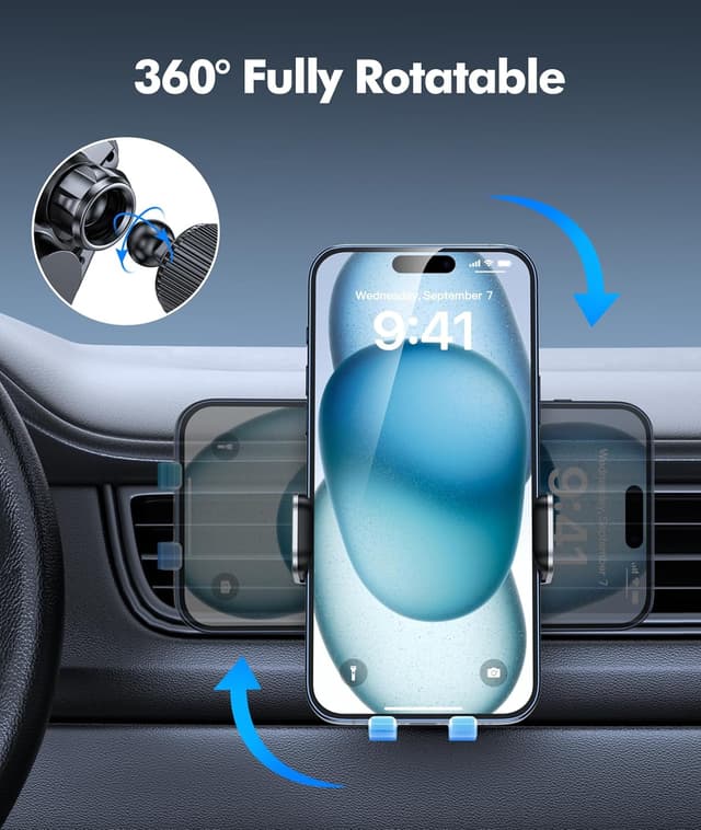 Thumbnail 5 de EOIWUY Car Phone Holder 15W Wireless Charger