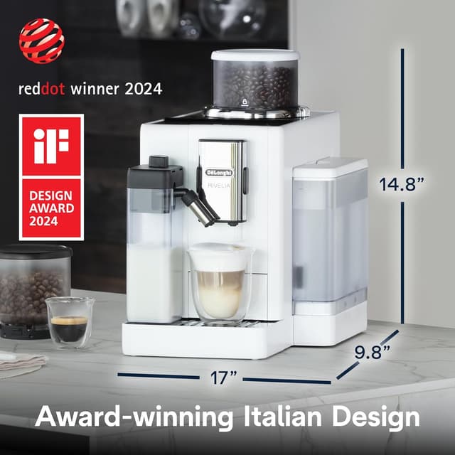 Detalle 2 de De'Longhi Rivelia Espresso Maker with Grinder
