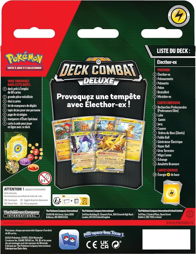 Thumbnail 3 de Pokémon Deck Combat Deluxe Électhor-ex 60 cartes