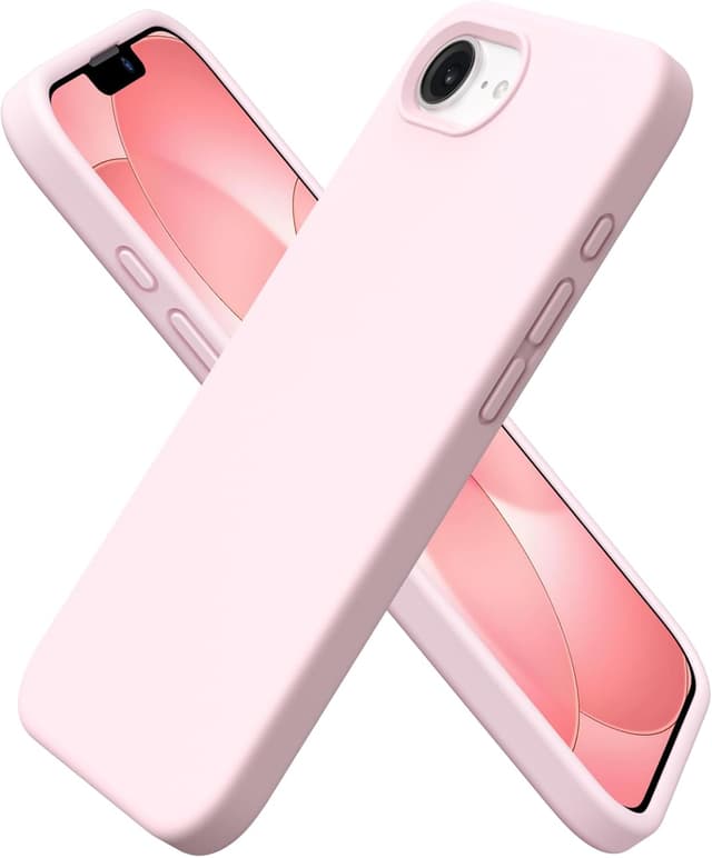 Imagen de ORNARTO iPhone 17e/16e Case Slim Silicone 4 Layer Pink en OfertitasTOP