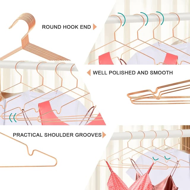 Thumbnail 5 de ABHENG AIY0380R Kleiderbügel 80 Stück