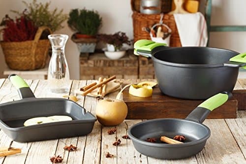 Thumbnail 3 de BRA Prior Olla Alta 24 cm con tapa y asas de silicona 🍲