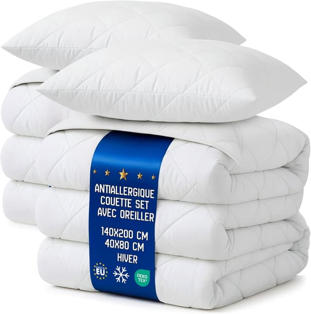 Thumbnail 6 de Amazinggirl Couette 200x140 blanche microfibre