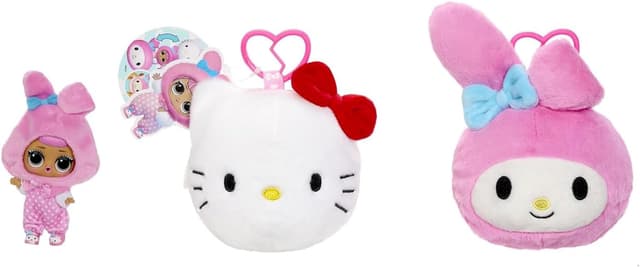 Detalle de L.O.L. Surprise Loves Hello Kitty plush reversibile