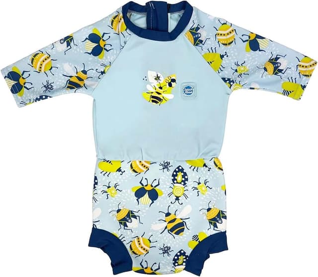 Detalle 2 de Splash About Happy Nappy Sunsuit with built-in nappy and UPF50+ sun protection