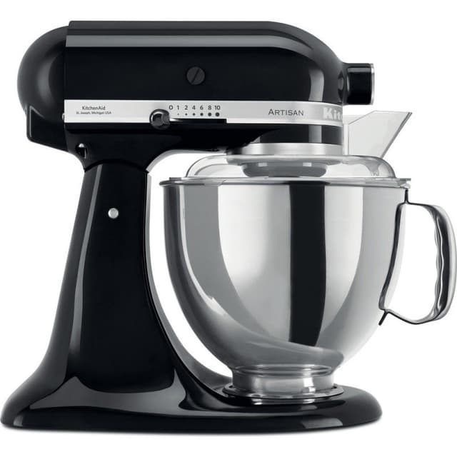 Detalle de KitchenAid 5KSM175 PS EOB robot de cocina de 4,8L y 300W negro