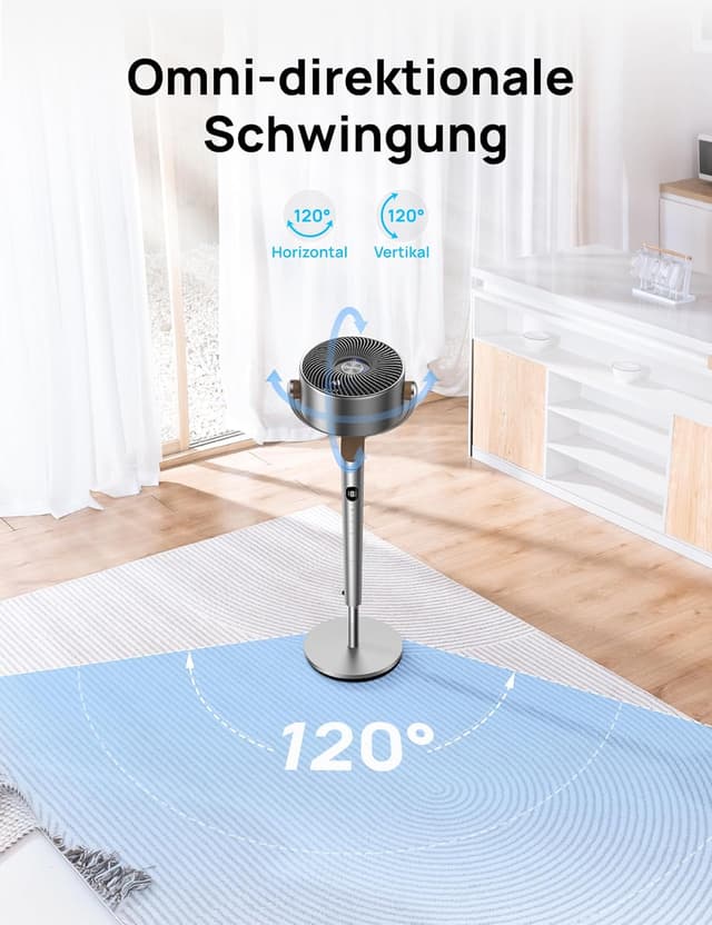 Detalle 2 de Dreo PolyFan 102 cm leiser Standventilator 🌬