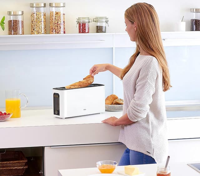 Detalle 2 de Braun HT 3110 WH Toaster 7 Stufen