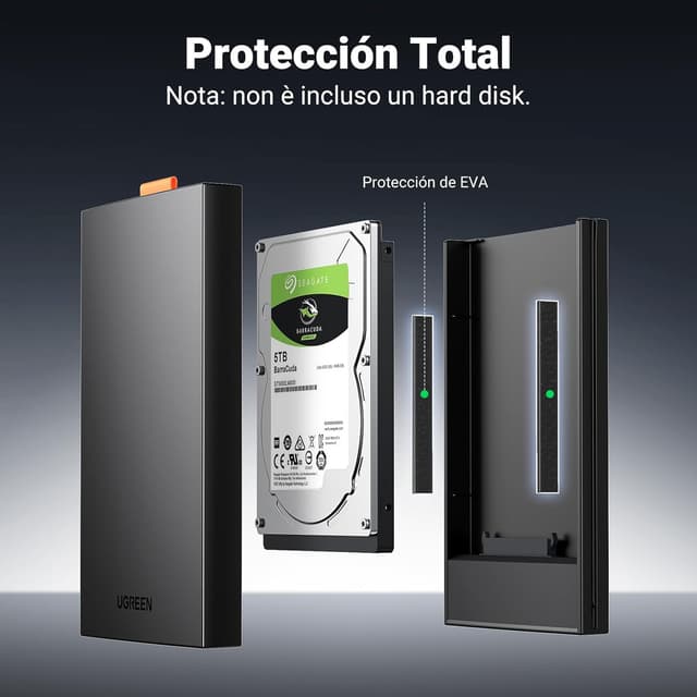Thumbnail 5 de UGREEN Carcasa Disco Duro 2,5" USB C 10 TB