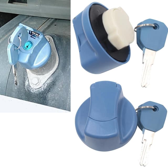 Detalle de Locking AdBlue Tank Cap 40mm Set with 2 Keys (fits Mercedes, DAF, MAN, Iveco, Volvo & Scania trucks)