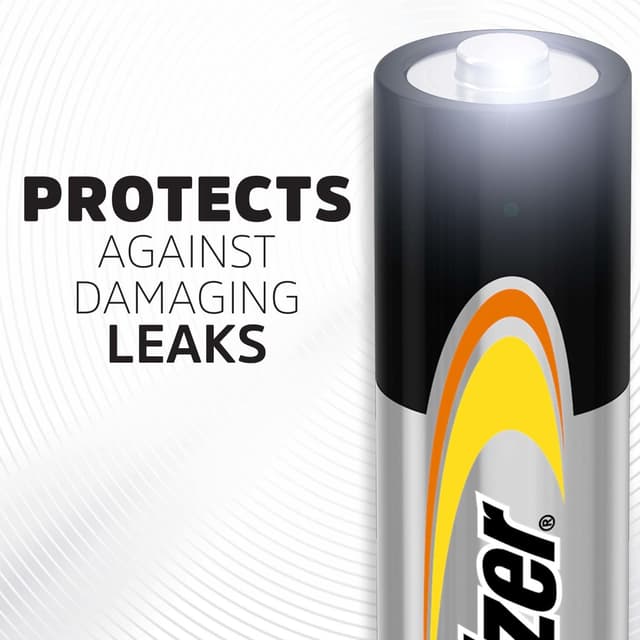 Detalle de Energizer Alkaline Power AAA Batteries (20-Pack) — Long-Lasting Triple A for Daily Electronics & Emergency Kits