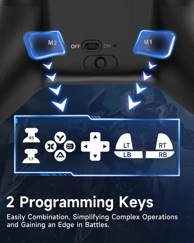 Thumbnail 6 de EasySMX X15 Wireless PC Controller with Hall Joysticks