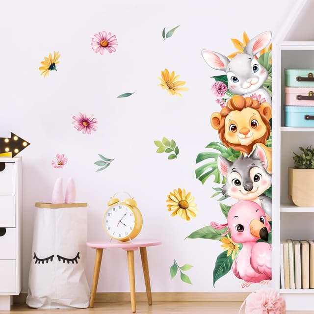 Thumbnail 2 de Safari Animals Wall Stickers 67x115cm đ»