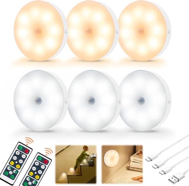 Detalle de DSLebeen Nachtlicht 6 Stück