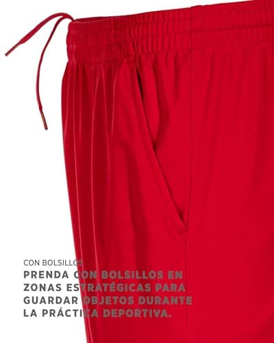 Detalle 2 de Joma Bermuda Hombre Drive con bolsillos y cordón negro (5XS–XXL)