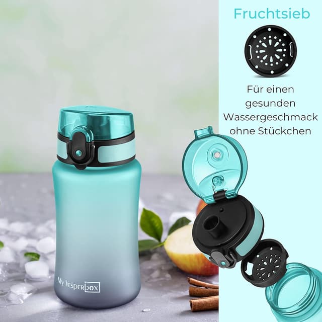 Detalle de Kinder-Wasserflasche 350 ml für Schule