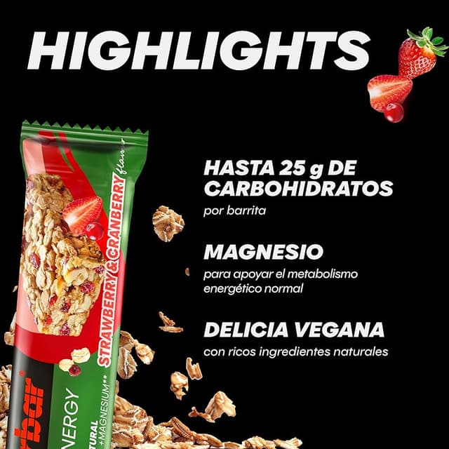Thumbnail 3 de Powerbar Natural Energy Cereal 🍓🫙 Strawberry & Cranberry 18x40g