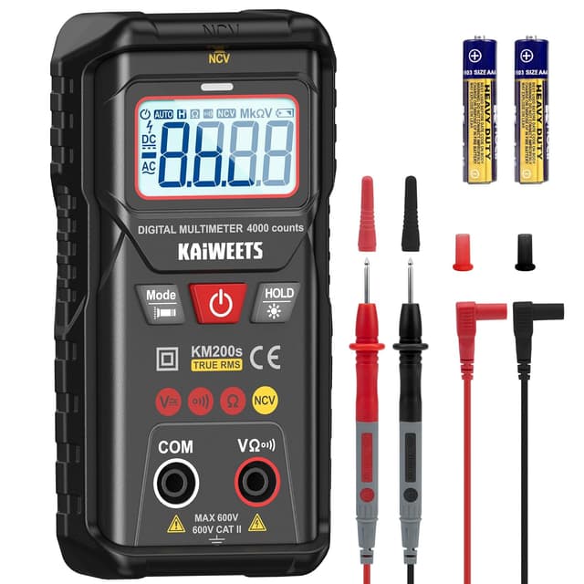 Imagen de KAIWEETS KM200s Multimeter mit True RMS en OfertitasTOP