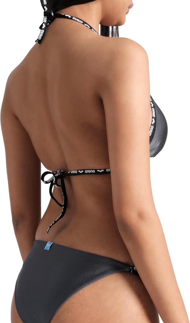 Detalle de Arena women’s solid triangle bikini with removable cups (two-piece set)