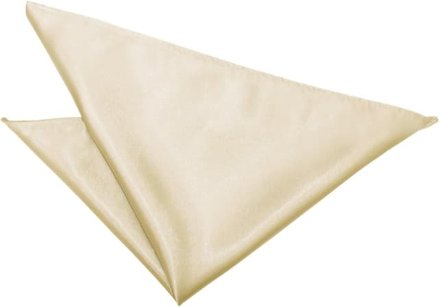 Detalle 2 de DQT Plain Satin Formal & Casual Wedding Handkerchief / Pocket Square Hanky