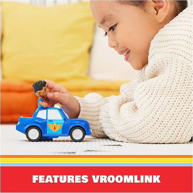 Detalle de Disney Junior Firebuds: Jayden e Piston action figure con movimento occhi interattivo