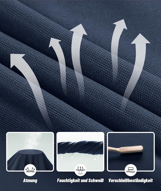 Detalle de ZITY 3-Pack Men’s Lightweight Breathable Polo Shirts (Regular Fit) for Summer